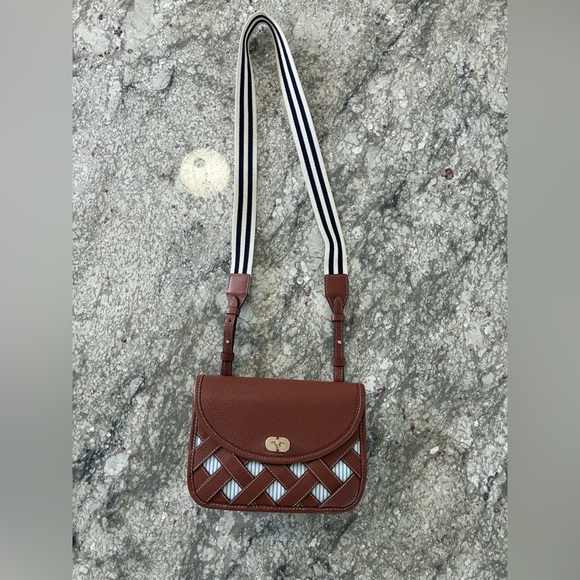 Draper James Brown and White Crossbody Bag - Picture 8 of 15